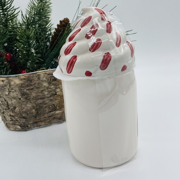 Rae Dunn HOT COCOA Whipped Cream Coffee Mug Topper Christmas Holiday New 2021 - Picture 6 of 9